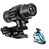 TANGMI Action Cam für Fahrrad 1080P HD Helmkamera 120° Weitwinkel Sportkamera mit Videoaufnahme &...