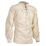 Ethnisches Herren-Top, Retro-Pullover, Vintage-Pullover, Schnürpullover, Gothic-Pullover,...