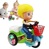 Dreirad für akrobatisches Tanzen, drehbar, für Kinder, 360 Grad drehbar, dynamische Musik, Spiel...