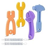 OSDUE Beißring für Babys, Baby Zahnen Spielzeug für Junge und Mädchen, Baby Beißringe mit...