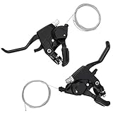 TeamSky Fahrrad Schalthebel,Bike Shifter,3x7 Schalthebel Set,Speed ​​Shifter Brake Lever Set,...