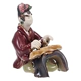 TOGEVAL Miniatur Gartenfigur Bonsai Dekoration Wetterfest Langlebig Landschafts Accessoire für...