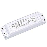 Yafido Elektronischer Transformator 230V AC auf 12V AC 50-210W, Halogen-Trafo Überlastungsschutz,...