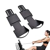 Ruderpedal-Ersatz – 1 Paar Übungs-Fußpedale, rutschfeste Ruder-Fahrrad-Fußpedale für...