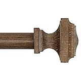 Gardinenstangen aus Holz für Fenster, 81,3–114,3 cm, Durchmesser 2,5 cm, dekorative...