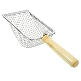 COLLBATH Wurfsieb cat Litter Shovel katzenstreu schippe Tierkot Schaufel mit Holzgriff Reptilien...