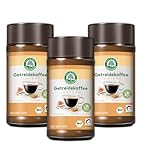 LEBENSBAUM 3 x Bio Getreidekaffee, löslicher Bio Kaffee mit fein-malzigem Geschmack, koffeinfreier...
