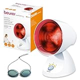 Beurer IL 35 Infrarotlampe, wohltuendes und wärmendes Infrarotlicht mit 3-stufigem Timer, 5...