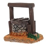 SUPVOX Miniatur Wasserbrunnen Deko Garten Landschaft Modell Micro Szene DIY Miniaturbrunnen für...
