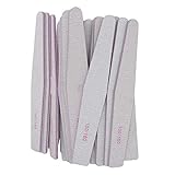 25 Stück Nagelfeilen Mit Körnung 100/180, Professionelle Wiederverwendbare Nagelfeilen Für...