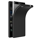 COPHONE Hülle kompatibel mit Huawei P8, Schwarz Silikon Schutzhülle für Huawei P8 Case TPU Bumper...