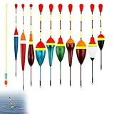 Toulifly Schwimmer Angeln, 10 Pcs Fischen Posen, Schwimmer Set Angeln, Posen Angeln Set, Schwimmer...