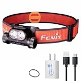 FENIX HM65R-T V2.0 Running Wiederaufladbare Stirnlampe, 1600 Lumen Weißes Licht und Warmweiß Dual...