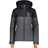 CMP W Jacket Zip Hood 2.5 Layer Grau, Damen Regenjacke, Größe 46 - Farbe Antracite