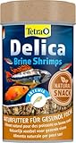 Tetra Delica Brine Shrimps Naturfutter - 100% gefriergetrocknete Salinenkrebse, natürliche Snacks...
