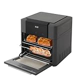 Heißluftfritteuse mit LED Touchscreen,Heißluft-Backofen 12L,1600W Mini Backofen mit 12...