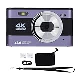 Zunate Digital Kamera für die Fotografie, 48-MP-Video-Vlogging-Kamera mit 18x Digital-Zoom,...