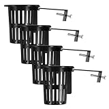 SHINEOFI Hydrokultur Pflanzbehälter 4 Stück aus Kunststoff mit Stabilem Halt Kleine...