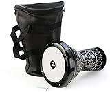 VD Vatan Orientalische Kinder Darbuka Trommel Percussion Aluguß Hand Graviert, 2029-S, Schwarz, 30...