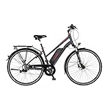 Fischer E-Bike Trekking, VIATOR 1.0 Elektrofahrrad für Damen, RH 44 cm, Hinterradmotor 45 Nm, 48 V...