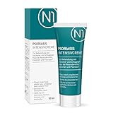 N1 Psoriasis Intensivcreme 50 ml - Ekzem & Neurodermitis Creme - beruhigt, pflegt, lindert und...