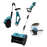 Akku-Schneefräse für Makita 18V Batterie, 13 Zoll Faltbare Elektrische Schneefräse,600W...