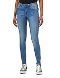 VERO MODA Female Skinny Jeans VMTANYA MR S Piping Jeans VI349 GA NOOS, Medium Blue Denim, M / 34L