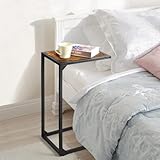 Nandae Beistelltisch,C Form Kaffeetisch Couchtisch Sofatisch Nachttisch Betttisch Laptoptisch,...