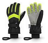 Homord Handschuhe Kinder, Wasserdicht Skihandschuhe Kinder Winterhandschuhe für Jungen und...