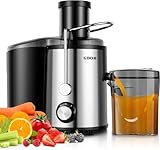 GDOR 800W Entsafter Gemüse und Obst Entsafter aus Edelstahl 76mm Großem Mund Juicer Machine 3...