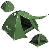 RYACO Zelt 2 - 3 Personen Ultraleichte Camping Zelte, Wasserdicht & Winddicht Leichte Kuppelzelte...