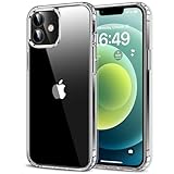 HOOMIL Crystal Clear Hülle für iPhone 12/iPhone 12 Pro, Nie Vergilbung Transparent Case...