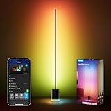 Govee LED Stehlampe Dimmbar RGBIC, 1725LM Stehlampe Wohnzimmer Arbeiten mit Matter,152cm RGBIC...
