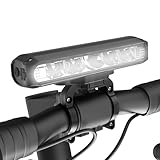 UPPEL Fahrradlicht Vorne 2600 Lumens USB C Ladeanschluss 5 LEDs 8000mah 3-Lichtmodi Einfache...