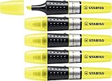 STABILO - Textmarker - LUMINATOR - 5er Pack - gelb