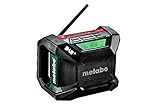 Metabo Akku Baustellenradio R 12-18 (DAB+, Bluetooth, ohne Akku, LCD Display, automatische...