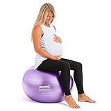 Core Balance, berstsicherer Gymnastikball - für Fitness Yoga Schwangerschaft - 55cm 65cm 75cm 85cm...