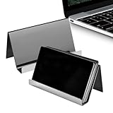 Visitenkartenhalter aus Metall – Edelstahl-Ständer, Visitenkartenhalter für Büro, Innenbereich,...