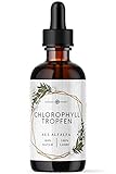 Nordic Pure Chlorophyll flüssig aus Luzerne 100 ml, 200 mg pro Tagesdosis Chlorophyll-Tropfen als...