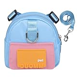 Hunde-Satteltasche, Hunde-Rucksack zum Tragen, Hunde-Sattelrucksack, selbsttragende Leckerli-Tasche,...