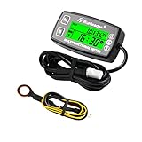 Runleader Digitaler Drehzahlmesser,Motortemperaturanzeige,Alarm RPM und Temp,Hintergrundbeleuchtung...