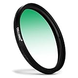 CELLONIC Farbverlauf Filter Grün kompatibel mit Ø 37mm Verlauffilter Verlaufsfilter