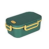 Brotdose Erwachsene Lunchbox mit Fächern, 1000ML Brotzeitbox Auslaufsicher Lunch Box Adult...