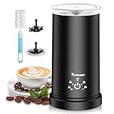 5 in 1 Milchaufschäumer Elektrisch 600W Automatischer Milchaufschäumer für 350 ml heißen kalten...