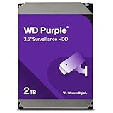 WD Purple interne Festplatte 2 TB (3,5 Zoll, Festplatte für Überwachungskamera,...