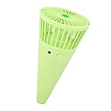 BOLORAMO Kegelförmiger Kegelventilator, Kompakter Tragbarer Mini-Ventilator mit Hängendem Hals...