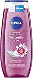 NIVEA Waterlily & Oil Duschgel, pH-hautneutrale Pflegedusche mit frischem Duft nach Wasserlilie,...