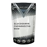 Glucosamin Chondroitin MSM + Vitamin C hochdosiert - 500 Tabletten für 4 Monate