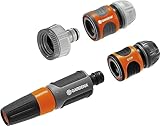 Gardena Grundausstattung mit Anschlussteilen für 13 mm (1/2 Zoll)- und 15 mm (5/8 Zoll)-Schläuche:...