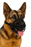 maulkorb Hund - maulkorb für große Hunde - Silikon Maulkorb verstellbar weich komfortabel - für...